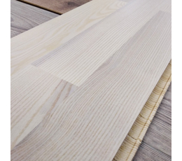 Паркетная доска Ash Allegro Whitemat, 3-strips