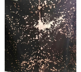Ковер из натуральной кожи COW BROWN ACID BRONCE SKIN, коричневая с вкраплениями позолоты