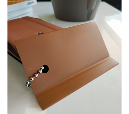 Гибкий ПВХ плинтус WL 50, 0042 классический средне коричневый (1х50)