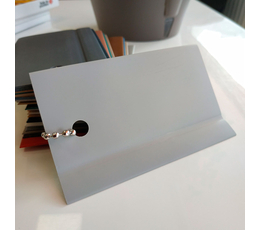 Гибкий ПВХ плинтус WL 50, 138 светло-серый металлик (1х50)