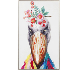 Picture Touched Flowers Bird