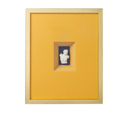 Deco Frame Ancient Bust Orange Four