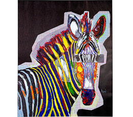 Picture Touched Wildlife Zebra