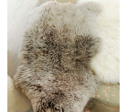 Шкура из австралийской овечки №102BS, кофе с молоком