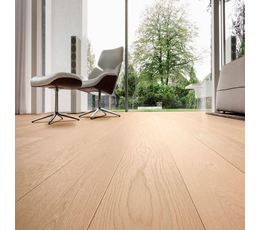 Однополосная паркетная доска Дуб выбеленный PLAZA