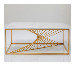 Coffee Table Art Marble Glass