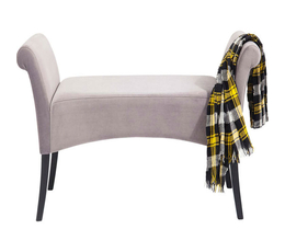 Bench Motley Velvet Silvergrey