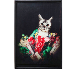 Picture Frame Lady Cat