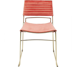Chair Hugo Mauve Gold KARE
