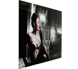 Picture Glass Dessous Lady
