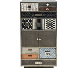 Cabinet Chalet 11 Drawers, 2 Doors KARE photo