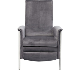 Relax Chair Lazy Velvet Grey, KARE