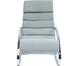 Rocking Chair Manhattan Fabric Blue