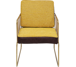 Arm Chair String Yellow