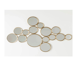 Mirror Bubbles Brass