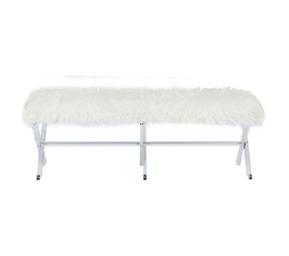 Bench Visible Fur White