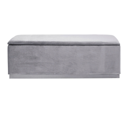 Bench Cherry Storage Grey