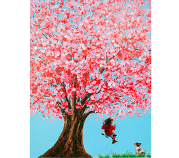 Picture Touched Flower Girl