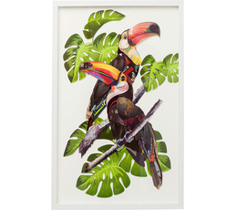 Picture Frame Art Paradise Bird Couple