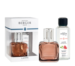 Ice Cube Amber Rose Lamp Gift Set