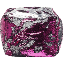 Stool Disco Queen Pink-Silver | KARE