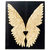 Wall Decoration Wings Gold Black