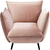 Arm Chair Molly Velvet Taupe, KARE