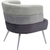Arm Chair Sandwich Grey, KARE