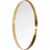 Mirror Curve Round Brass